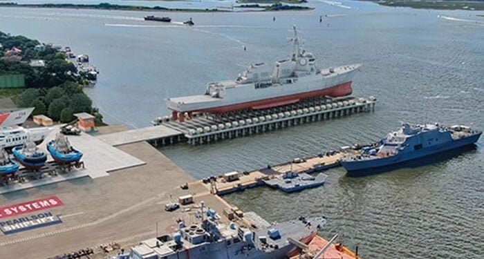 Pearlson shiplift contracts include major BAE Jacksonville Ship Repair project