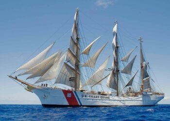 Man Overboard from U.S. Coast Guard Sail Training Ship ‘Eagle’ in Ireland
