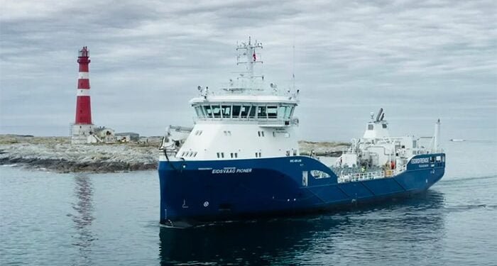 Vessel used in autonomous voyage demo