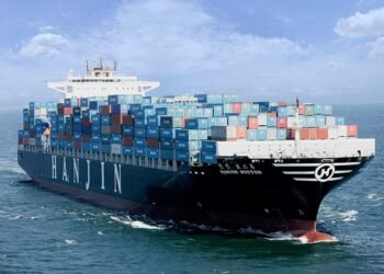 hanjin shipping boston containership