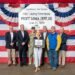 Austal USA lays keel for second EPF Flight II EPF Flight II keel laying group photograph