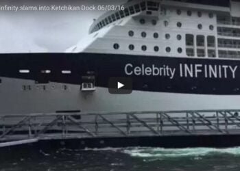 WATCH: Celebrity Infinity Slams Into Pier in Ketchikan, Alaska