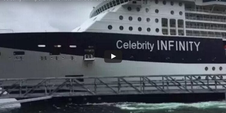 WATCH: Celebrity Infinity Slams Into Pier in Ketchikan, Alaska