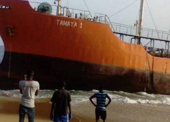 Abandoned Tanker Mysteriously Washes Ashore in Liberia