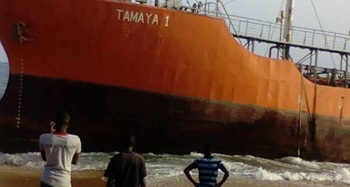 Abandoned Tanker Mysteriously Washes Ashore in Liberia Abandoned Tanker Mysteriously Washes Ashore in Liberia