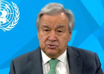United Nations Secretary Secretary-General António Guterres addresses MEPC 80