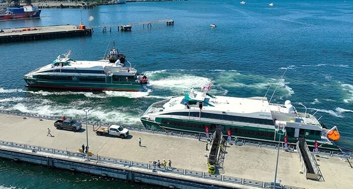Ferry Company’s two new Damen catamaran ferries are set to start scheduled sailings August