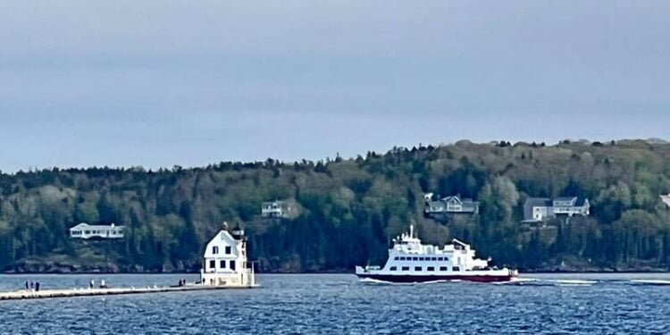 Ferry Loses Rudder After Running Aground in Maine