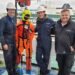 MARSS team celebrates successful testing of its MOBtronic man overboard detection solution