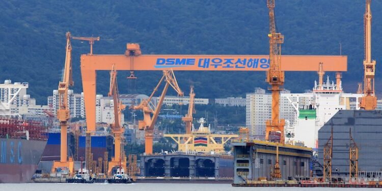 DSME Shipyard South Korea
