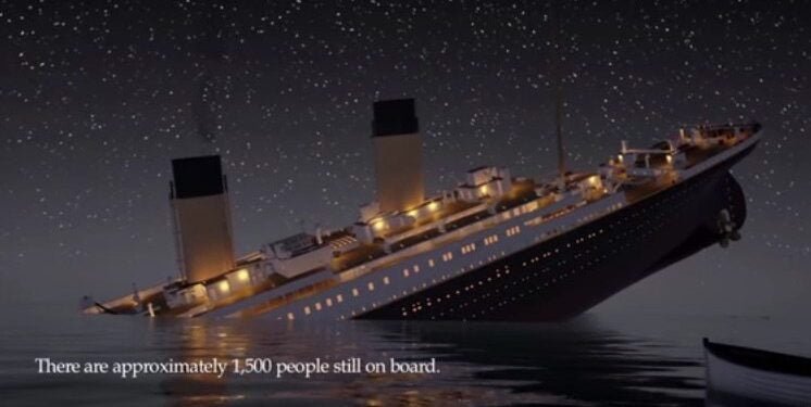 Got 3 Hours? Watch This Recreation of the Titanic Sinking in Real Time