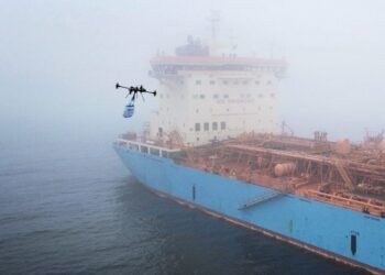 Maersk Tankers Claims First Drone Delivery to Ship at Sea