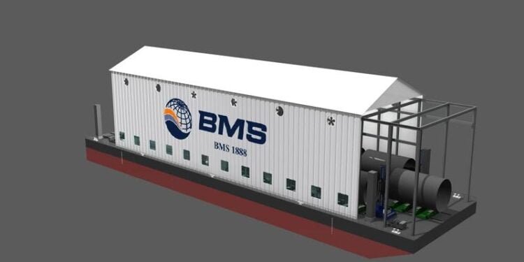 BMS Unveils Pipe Mill Barge Concept Design BMS Unveils Pipe Mill Barge Concept Design