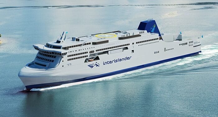 Ferry with LifeCraft evacuation system