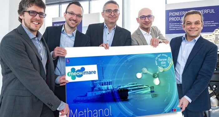 Partners in methanol fueled high speed engine prlect
