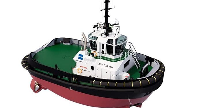 Drawing of ASD Tug 2111