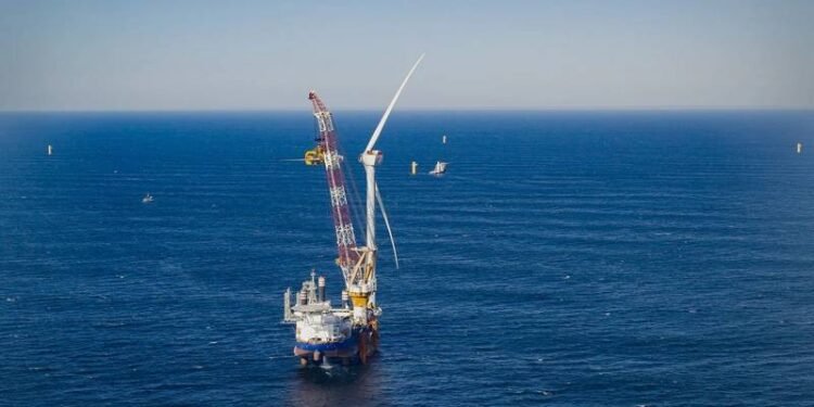 First Turbine Installed at South Fork Wind Off New York