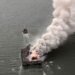 Scrap steel barge hearth brings warning on lithium-ion battery risks barge fire