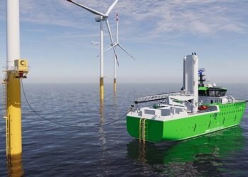 Damen Introduces Fully Electric SOV with Offshore Charging