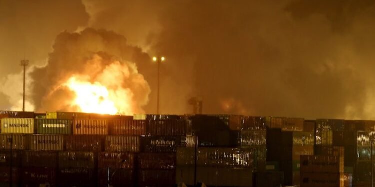 Hazardous Container Blaze at Brazil’s Largest Port Restricts Shipping