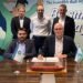Berge Bulk and ABS discover bulker methanol gas retrofit methanol fuel retrofit agreement signing ceremony