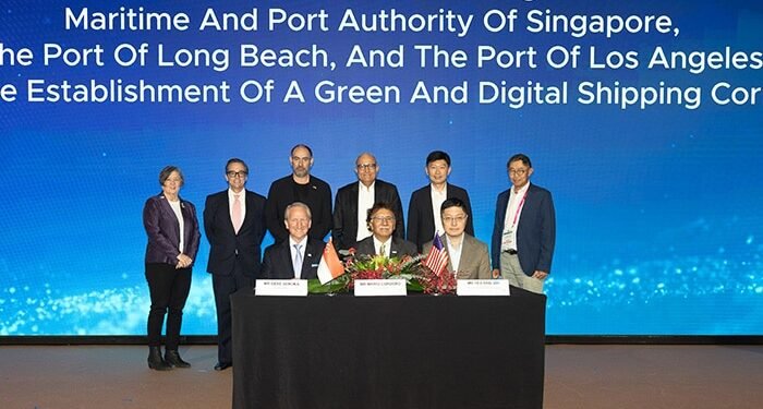 Green shipping corridor MoU signatories and witnesses