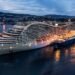 MSC World Europa LNG bunkering operation