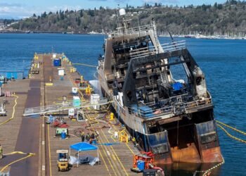 Response to the Kodiak Enterprise fire continues
