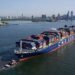containership arriving at the Port of New York and New Jersey
