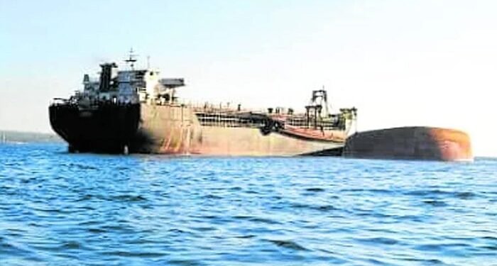 Deadly tanker and dredge collision caused two fatalities