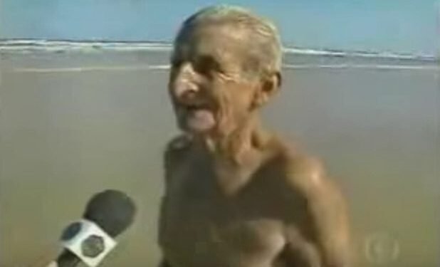 Classic Video: Legendary Pilot Used to Dive Off Ships, Swim Back to Shore