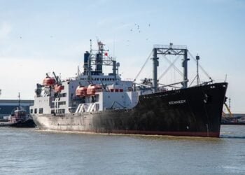 Training ship Kennedy arrives in Galveston