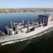 Alabama Shipyard wins $21.9 million T-AKE 2 contract USNS Sacagawea (T-AKE 2) at sea