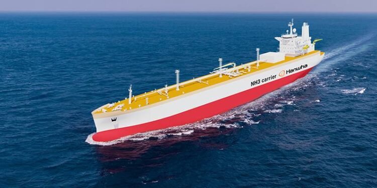 Hanwha Ocean Lands $500M Deal to Build Four Very Large Ammonia Carriers Hanwha Ocean Lands $500M Deal to Build Four Very Large Ammonia Carriers