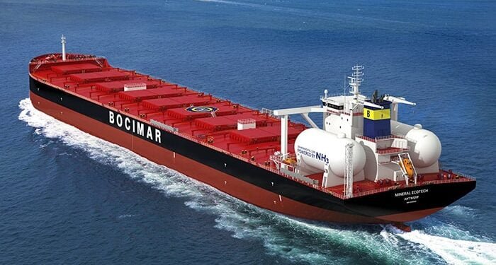 ammonia-fueled bulker
