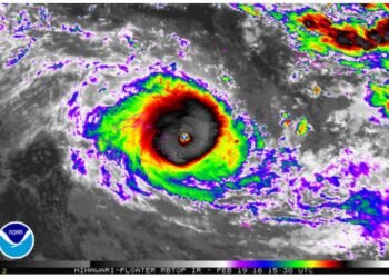 Tropical Cyclone Winston Bears Down On Fiji – 140 Knot Winds Forecasted!