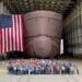 Photos taken during shipyard tour give an idea of the impressive size of the first U.S.-built SOV, ECO Edison