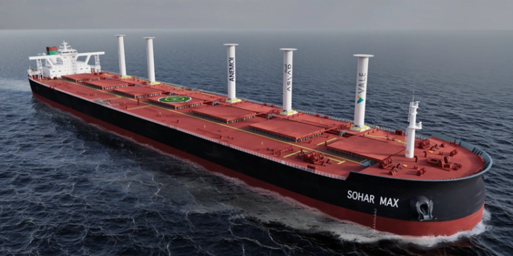 Wind-assisted Propulsion for World's Largest Ore Carrier