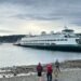 WSF ferry Walla Walla refloated after grounding Image of ferry aground in shallow water due to contaminated fuel