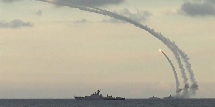 WATCH: Russian Warship Launches Missiles Against ISIS in Syria