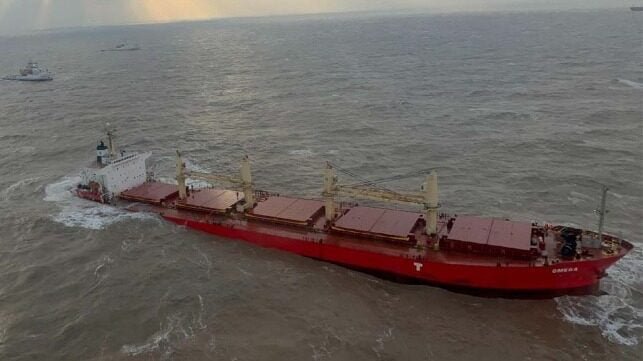 Crew Rescued as Bulkers Collide off Shanghai