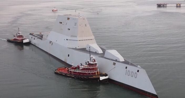 WATCH: U.S. Navy’s New Zumwalt Destroyer in Portland Harbor