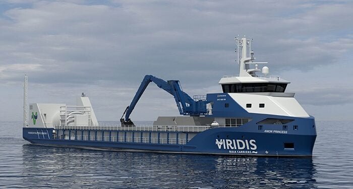 Viridis ammonia-fueled bulker