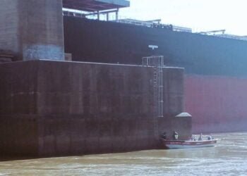 Video: Giant Bulker Hits Bridge Near Buenos Aires