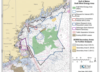 40GW Potential: U.S. Regulator Seeks Public Input on Gulf of Maine Draft Wind Energy Area