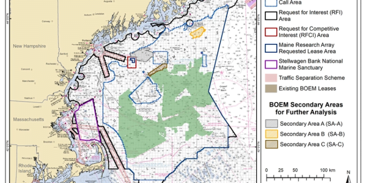 40GW Potential: U.S. Regulator Seeks Public Input on Gulf of Maine Draft Wind Energy Area