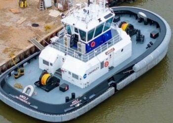 U.S.’s First Fully Electric Tug Delivered to Crowley