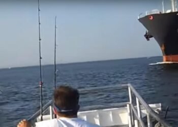 Intense Video: Tanker Misses Collision with Stalled Boat by Mere Feet