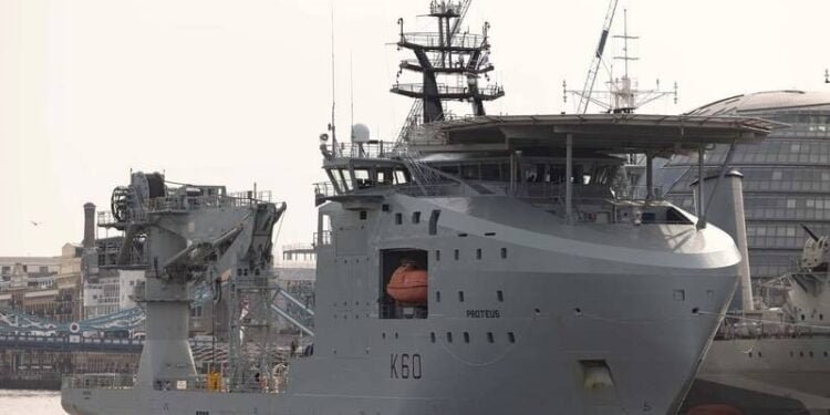 Converted OSV Enters Service in the UK as an Underwater Surveillance Ship