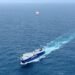 Seawing above ship